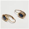 Image 1 : S160-9914K SAPPHIRE EARRINGS