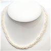 Image 1 : S160-69 TRIPLE STRAND SEED PEARL NECKLACE