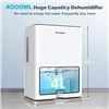 Image 2 : NEW GOCHEER DEHUMIDIFIER MACHINE, 4L, 510SQFT