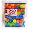Image 1 : NEW BAG OF 250 PLAY BALLS FOR KIDS, MULTI COLOUR
