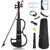 Image 1 : NEW VANGOA ELECTRIC VIOLIN IN BLACK, FULL SIZE 4/4