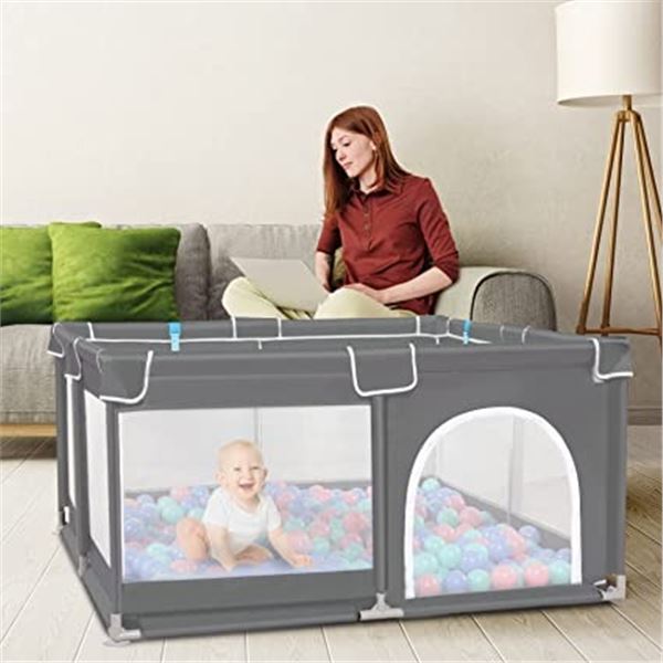 NEW GREY 150 X 180 BABY PLAYPEN