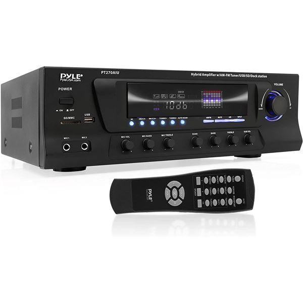 NEW PYLE 300W DIGITAL STEREO RECEIVER SYSTEM