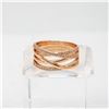 Image 1 : NEW .925 SILVER ROSE GOLD PLATED RING SIZE 7 CZ