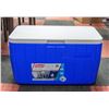 Image 1 : COLEMAN 48 QUART CHEST COOLER - BLUE AND