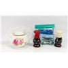 COLLECTIBLE SPOONS, TEA POT & S+P SHAKERS