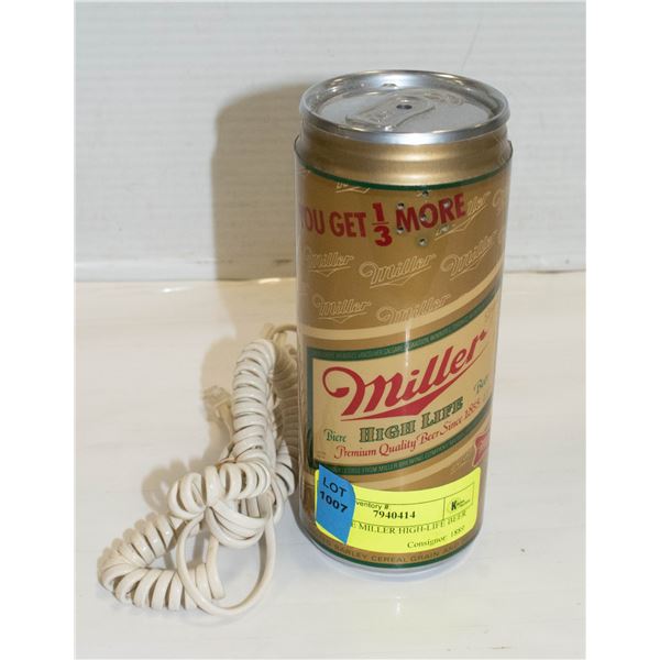 VINTAGE MILLER HIGH-LIFE BEER PHONE