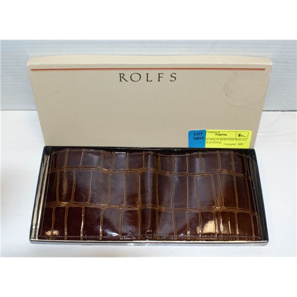VINTAGE ROLFS DESIGNER WALLET - NEW OLD-STOCK