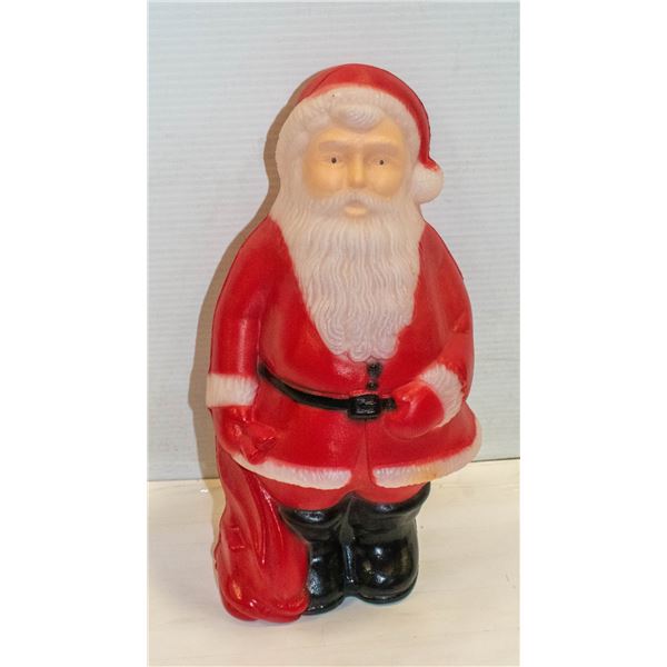 VINTAGE SANTA BLOW MOLD NO LIGHT BULB 8" TALL