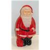 Image 1 : VINTAGE SANTA BLOW MOLD NO LIGHT BULB 8" TALL