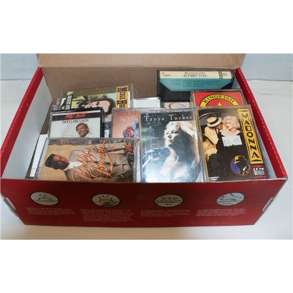 LOT OF CASSETTE TAPES INCLUDES ROCK, POP