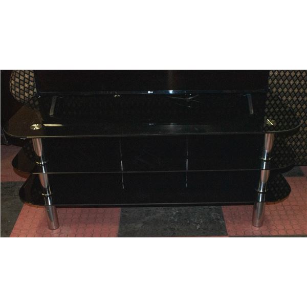 TEMPERED GLASS TV STAND 47" X 20" X 20"