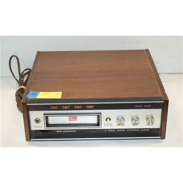 RUSH RECEIVER / 8 TRACK PLAYER TESTED