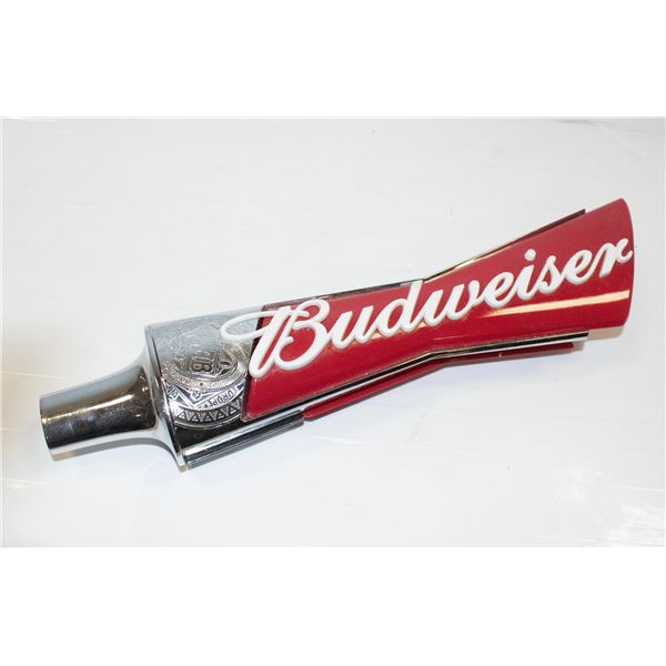 BUDWEISER BEER TAP ORNATE HANDLE DESIGN