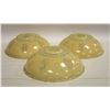 Image 1 : 3 MATCHING VINTAGE  LIGHT SHADES