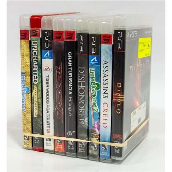 PS3 GAMES LOT