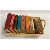 Image 1 : BASKET OF VINTAGE BOOKS