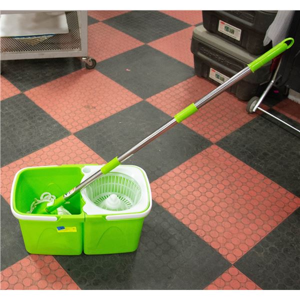 GREEN SPIN MOP