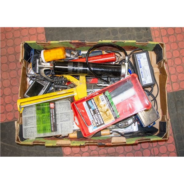 LOT OF SHOP TOOLS & MISCELLANEOUS