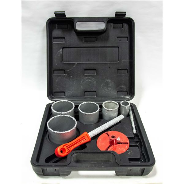 8 PC TUNGSTEN HOLE SAW KIT