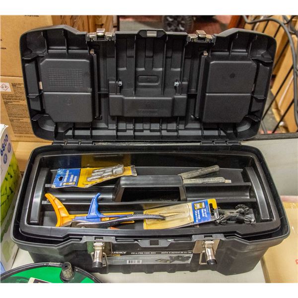 HUSKY 20" PRO TOOLBOX WITH CONTENTS