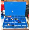 Image 1 : METAL CASE DIVIDER WITH VARIOUS CONTENTS