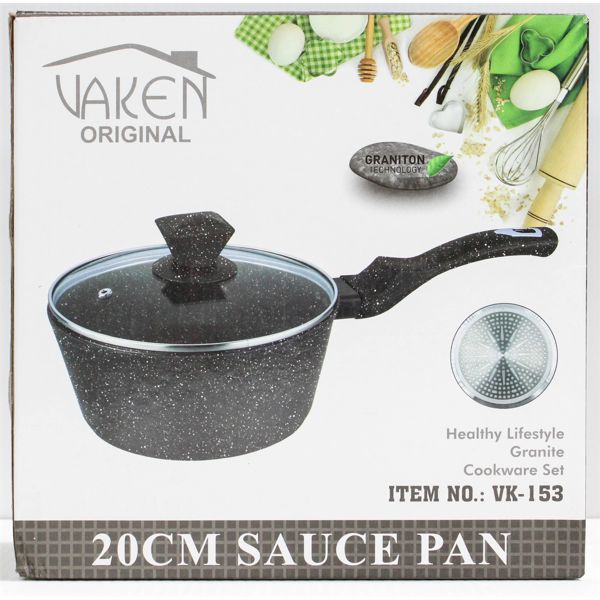 UAKEEN 20CM GRANITE SAUCE PAN