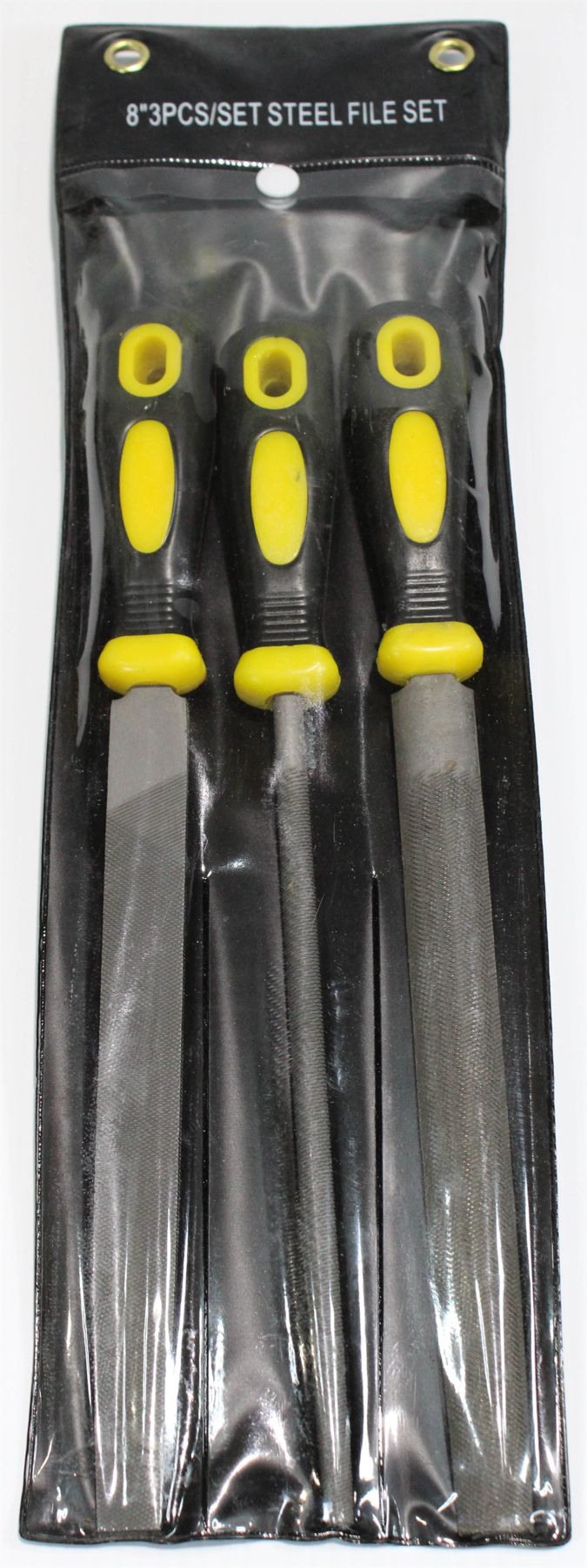3 PCE 8" STEEL FILE SET