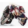 Image 1 : 2 PLAID INFINITY SCARVES