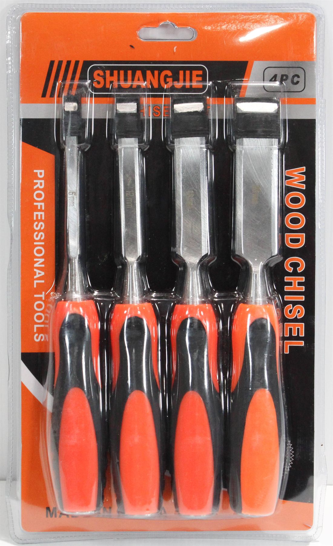 4 PIECE WOOD CHISEL SET