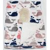 Image 1 : PRECIOUS MOMENTS WHALE THEME BABY BLANKET