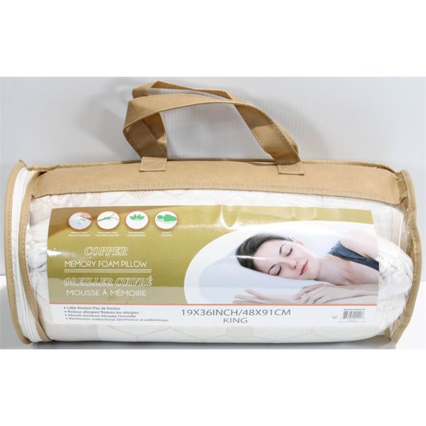 COPPER MEMORY FOAM PILLOW - KING