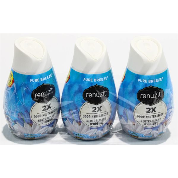 3 RENUZIT ODOR NEUTRALIZER, PURE BREEZE