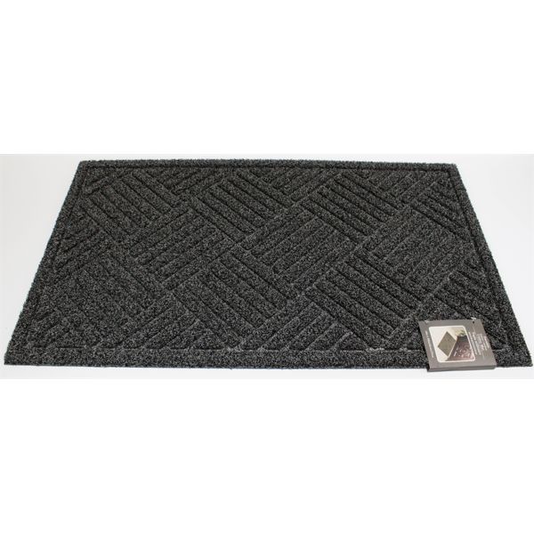 INDOOR/OUTDOOR UTILITY MAT, SILVERY TONE