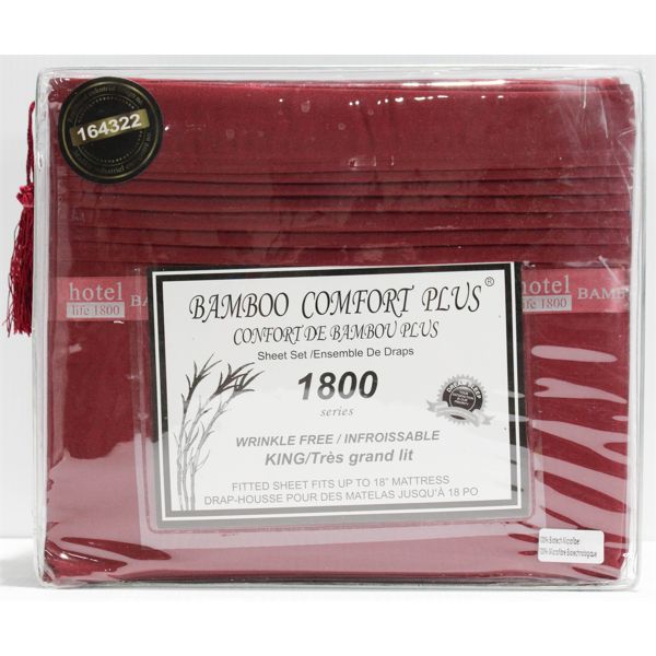 BAMBOO COMFORT PLUS SHEET SET, KING SIZE