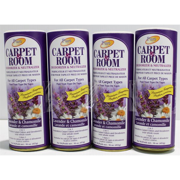 4 PURE AIR CARPET & ROOM DEODORIZER/NEUTRALIZER