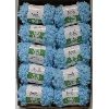 10 SKEINS BLUE NEEDLE CRAFTERS FLUFFY FANCY YARN