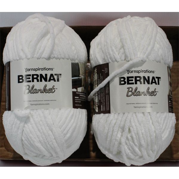 2 SKEINS YARNSPIRATIONS BERNAT BLANKET YARN