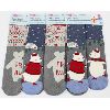 Image 1 : 4 PAIRS COZY WEAR WINTER THEMED SOCKS