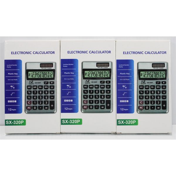 3 ELECTRONIC CALCULATORS