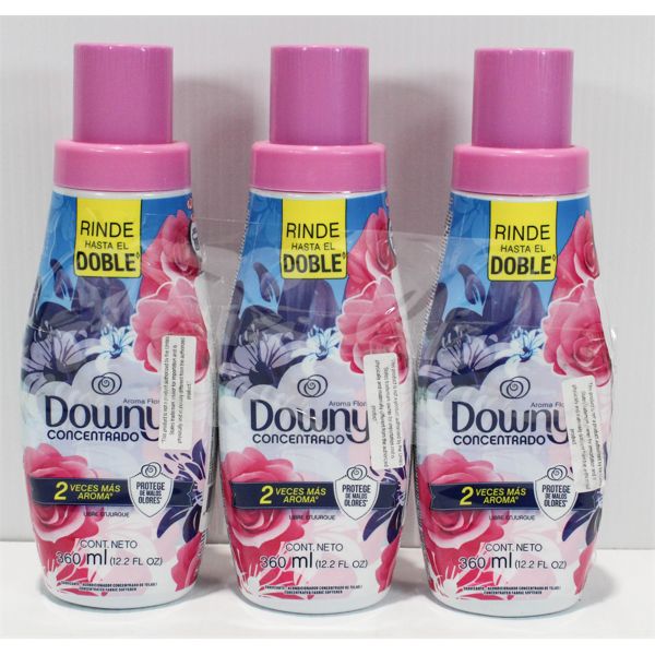 3 BOTTLES DOWNY CONCENTRATE FABRIC SOFTNER