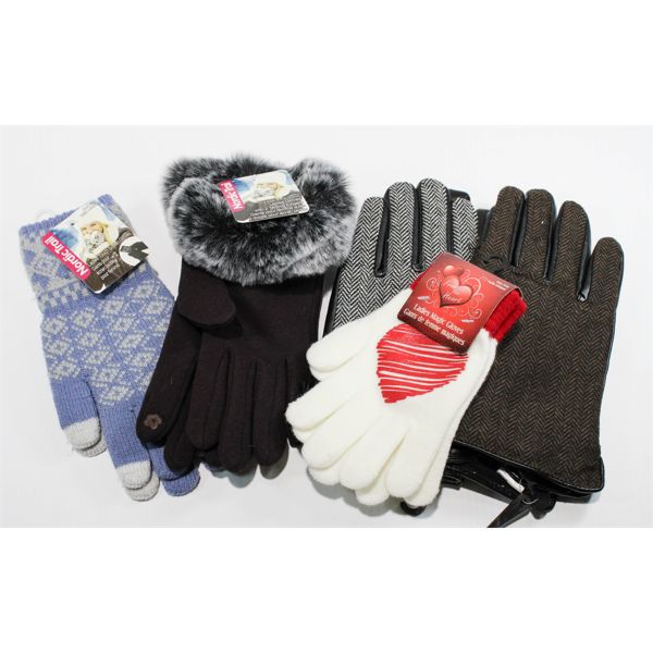 ASST. LADIES NORDIC TRAIL KNIT GLOVES