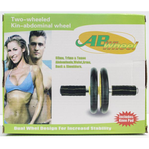 AB WHEEL TWO WHEELED KIN-ABDOMINAL WHEEL