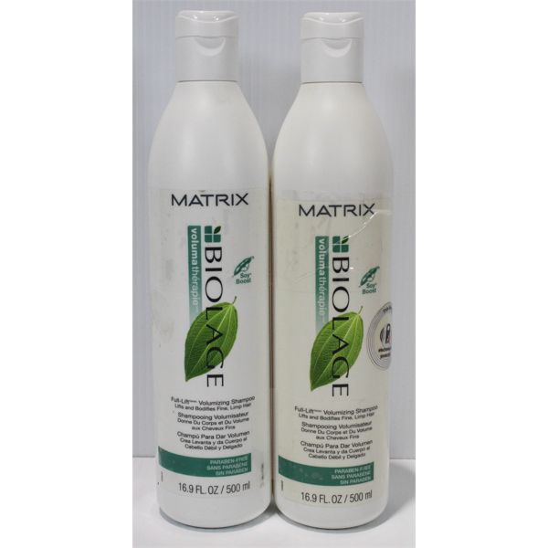 2 NEW MATRIX BIOLAGE FULL-LIFT VOLUMIZING SHAMPOO