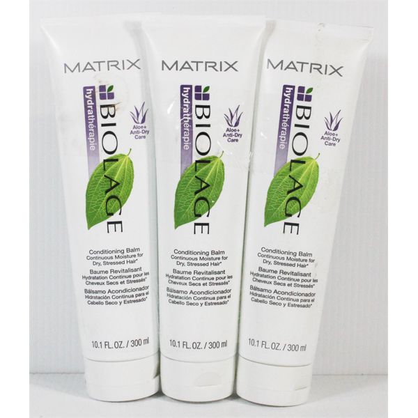 3 NEW MATRIX BIOLAGE HYDRATING CONDITIONING BALMS 