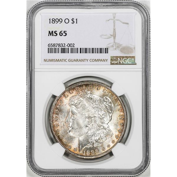 1899-O $1 Morgan Silver Dollar Coin NGC MS65