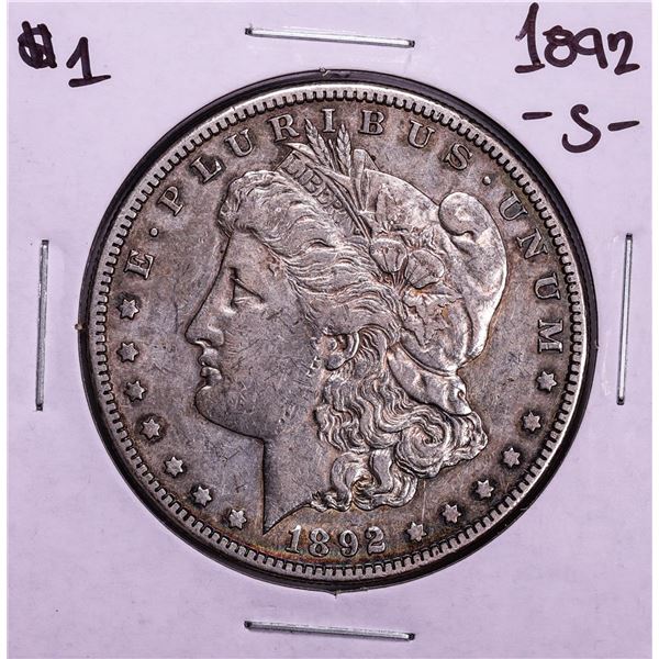 1892-S $1 Morgan Silver Dollar Coin