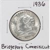 Image 1 : 1936 Bridgeport Centennial Commemorative Half Dollar Coin