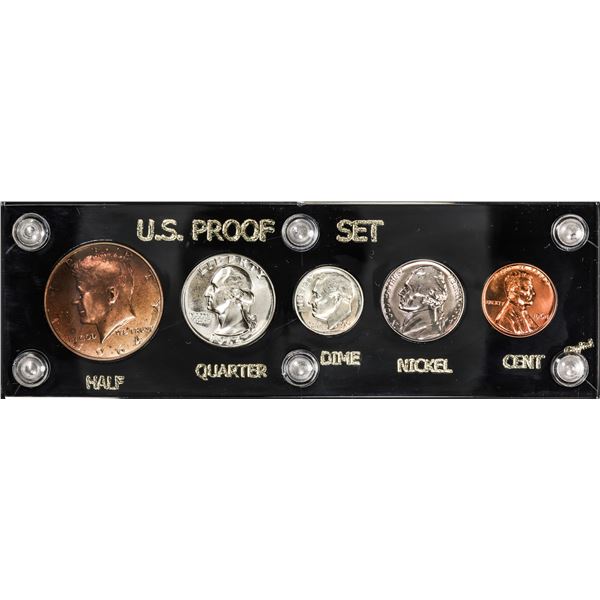 1964 (5) Coin Proof Set with Amazing Toning