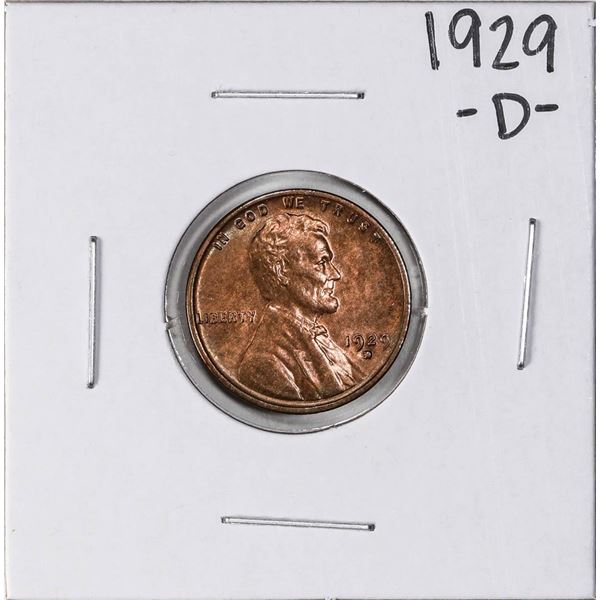 1929-D Lincoln Wheat Cent Coin